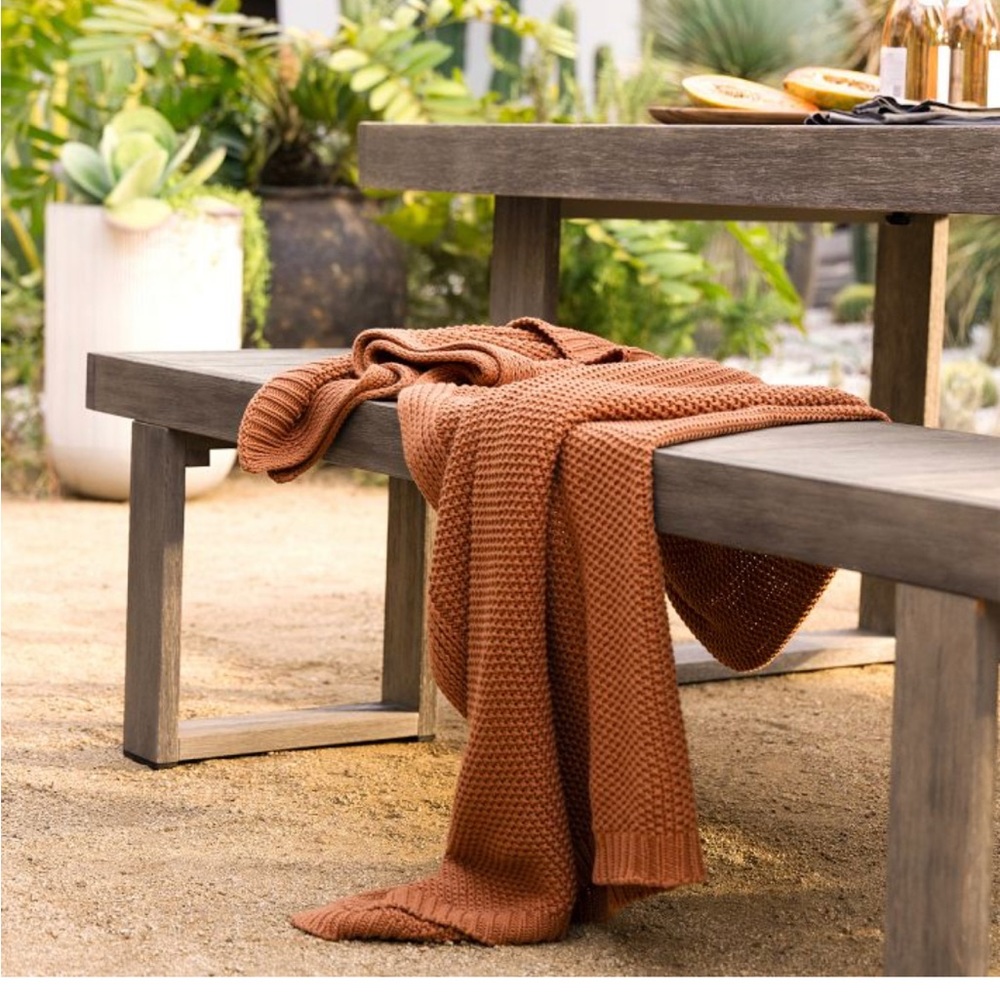 West Elm - Cotton Knit Throw Blanket